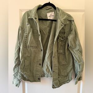 Hollister Olive Green Casual Jacket